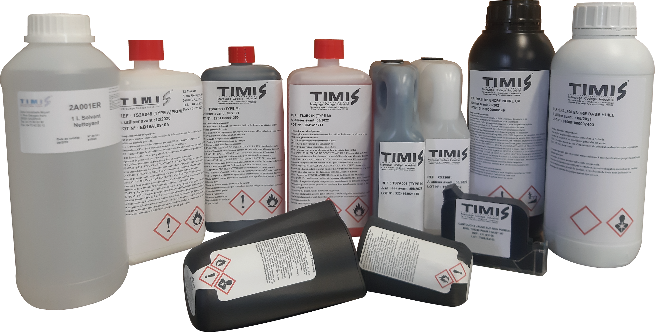 Encre de marquage pour imprimante industriel | TIMIS Marquage Codage Industriel